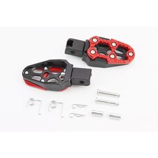 Підніжки передні к-кт 2шт, ЧОРНИЙ-ЧЕРВОНИЙ