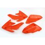 пластик - ВЕСЬ к-кт деталей - 7од. ПОМАРАНЧЕВИЙ, Honda CRF70/KAYO CRAZY CAT 140cc/GEON X-PIT