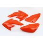 пластик - ВЕСЬ к-кт деталей - 7од. ПОМАРАНЧЕВИЙ, Honda CRF70/KAYO CRAZY CAT 140cc/GEON X-PIT