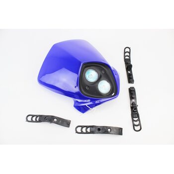 пластик - обтічник + фара, СИНІЙ, тип 6