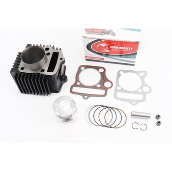 Циліндр к-кт (цпг) 125cc-54мм (палець 14мм, висота циліндра 69мм, висота поршня 39,5мм)