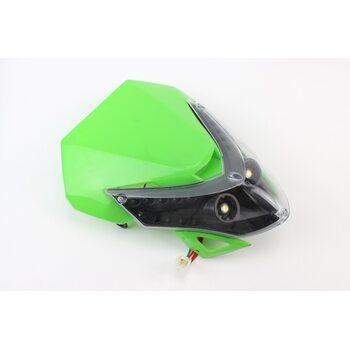 пластик - обтекатель + фара, ЗЕЛЕНЫЙ, тип 2