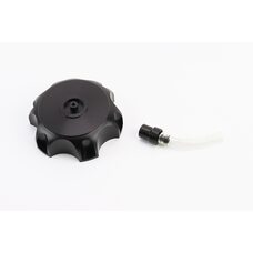 Крышка бака топливного "металл" + сапун, 110/125/140/150/160cc, черная