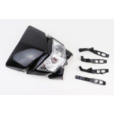 пластик - обтекатель + фара, ЧЕРНЫЙ, тип 7