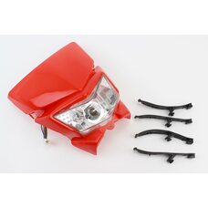 пластик - обтічник + фара, ЧЕРВОНИЙ, тип 3