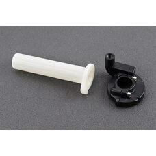 Рукоятка керма права універсальна з будиночком газу "ПІТБАЙК" ЧОРНИЙ, тип 1