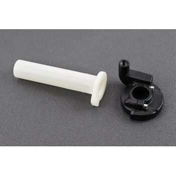 Рукоятка керма права універсальна з будиночком газу "ПІТБАЙК" ЧОРНИЙ, тип 1