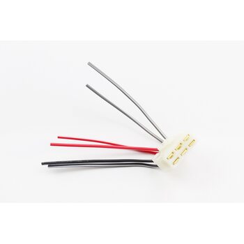 Роз'єм з дротами для реле-регулятора напруги 6конт - "мама", тип 2