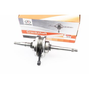 Колінвал в зборі GY6-150 "довгий вал" Viper - OMEGA (FCNCO, заводський)