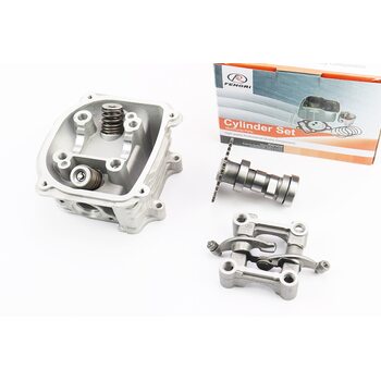 Головка циліндра+клапана+пастель+розподільний вал з "зачепом" в зборі 150cc