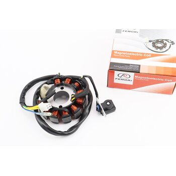 Статор магнето (генератора) (11 котушок роз'єм "мама 4+2") висота 32мм, від 3шт -5%