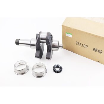 Колінвал ZS1100 + втулки + шестерня (можливий наліт)