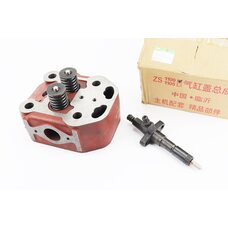 Головка циліндра ZS1100 у зборі + форсунка