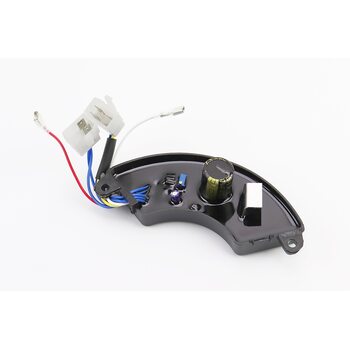 Реле напряжения AVR трехфазное 4-6кВт (корпус - сегмент, пластик, контакты - 2 "мама"+ 2 "папа" + 4 "папа", 250V, 470µF)