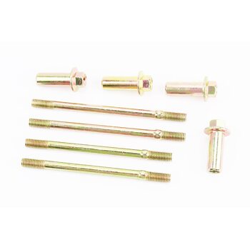 Заколка цилиндра d8мм, к-кт 4шт (2шт-120м, 2шт-128мм) + гайки