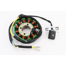 Статор магнето (генератора) (12 котушок роз'єм "тато 3+2"), 200cc (d=93мм)