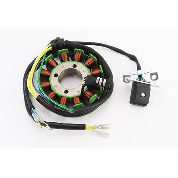 Статор магнето (генератора) (12 катушек разъем "папа 3+2"), 200cc (d=93мм)