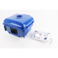 Бак топливный R195NM, 285x230x180мм, потайная горловина, отверстие под кран топливный