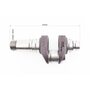 Колінвал R185N/R190N (Dболта-М12x1,5, Dшейки-52mm, H-106mm)