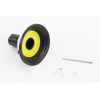 Мембрана круглая 16мм (метал, внизу с выемкой) + игла