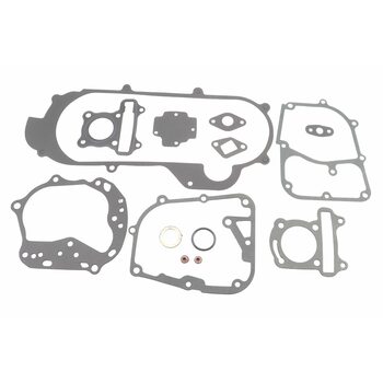 Прокладки двигателя 50cc-39мм, к-кт 13 деталей, короткий вариатор (метал)