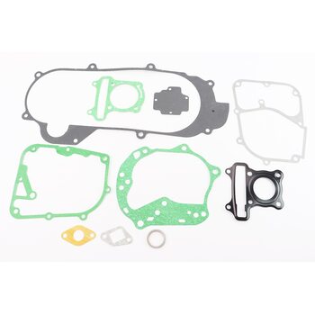 Прокладка двигателя 50cc-39мм, к-кт 10 деталей, короткий вариатор (металл)