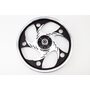 Диск задній литий 1,6-17" ALPHA/ACTIVE "хвиля", чорний (вісь 12мм)