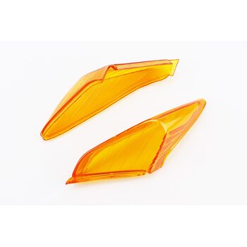 пластик - "стекло" задних поворотов лев., прав. к-кт 2шт, желтые