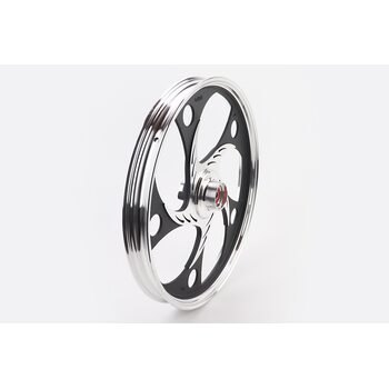 Диск передній литий 1,4-17" ACTIVE "хвиля", чорний "під дискове гальмо" (вісь 12мм)