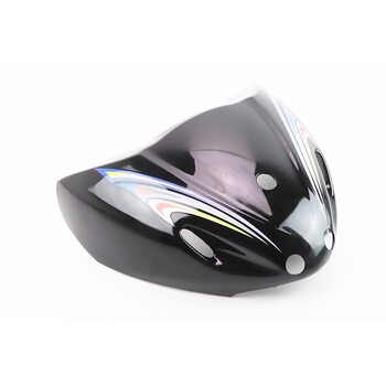 пластик - передний верхний (под рулем) "клюв", ЧЕРНЫЙ (возможны незначительные потертости, см. фото), тип 2