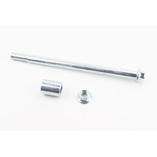 Вісь заднього колеса d15mm; L230mm + втулка, гайка