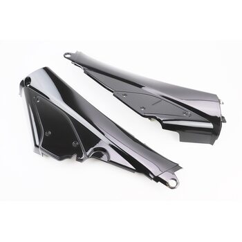 пластик - бічний середній лівий, правий к-кт 2шт, ЧОРНИЙ ГЛЯНЦЕВИЙ