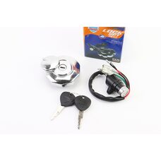 Замки к-кт (зажигания + крышка бака круглая)