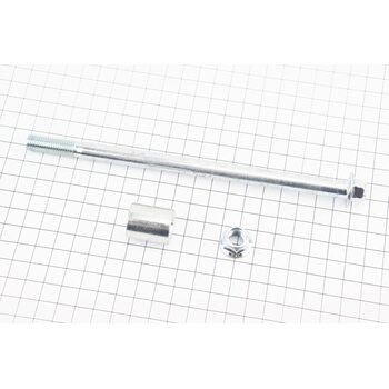 Ось переднего колеса d10mm; L180mm + втулка, гайка
