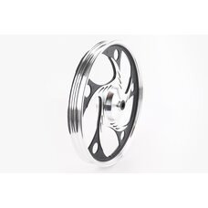 Диск передний литой 1,4-17" ALPHA "волна" тип.2, черный (ось 10мм)
