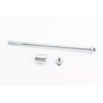 Вісь переднього колеса d10mm; L180mm + втулка, гайка