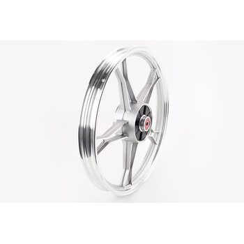 Диск задній литий 1,4-17" DELTA, сріблястий (вісь 12мм)