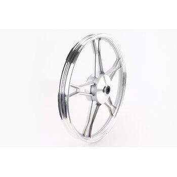 Диск передній литий 1,2-17" DELTA, сріблястий (вісь 10мм)