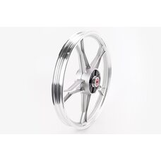 Диск задній литий 1,4-17" DELTA, сріблястий (вісь 12мм)