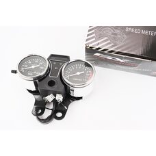 Спідометр в зборі "подвійний" 120 км/год тахометр електронний (вузьке кріплення)