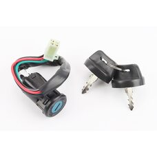 Замок запалювання (кріплення на клямках d-25мм) роз'єм малий "мама 4", тип 3