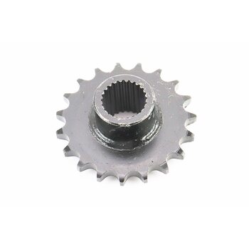 Звезда приводная задняя шлицевая 428-19T (втулка d=25mm, L=32mm)