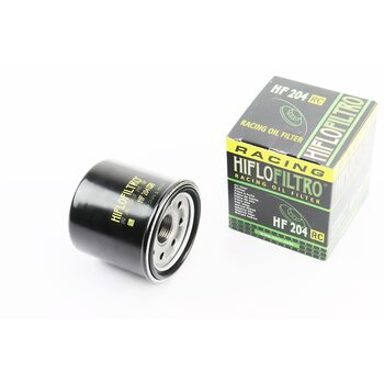 Фільтр масляний HF204RC (65x74мм) Honda CB500/CB600/CBR600, Kawasaki EX500/ZX600, Triumph 600/675/800/900, Yamaha YFM350 /YFM450/YFM700/