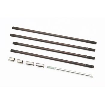 Шпилька циліндра к-кт 4шт (2шт - 215мм, 2шт - 225мм) + втулки + болт CB-125cc