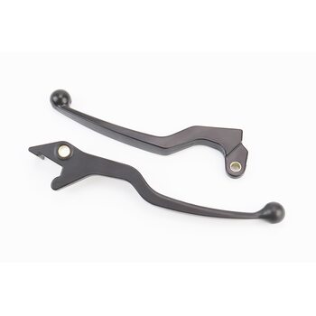 Рычаг руля левый, правый к-кт 2шт (под сцепл./диск. тормоз), чёрный