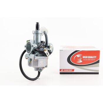 Карбюратор PZ27 СВ/CG-150 (d=27), дроссель ручной, с ускорительным насосом (качественная копия)