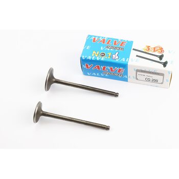 Клапана випускний (h-89,6; d-27), впускний (h-91,0; d-31,5) к-кт 2шт CB-150/200cc