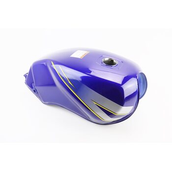 Бак топливный СИНИЙ (под прямоугольную крышку бака, под кран топл. на болты)