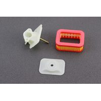 Фильтр воздушный 4500/5200 - элемент (прямоугольный, бумажный 74x52x28mm) + патрубок фильтра к-кт