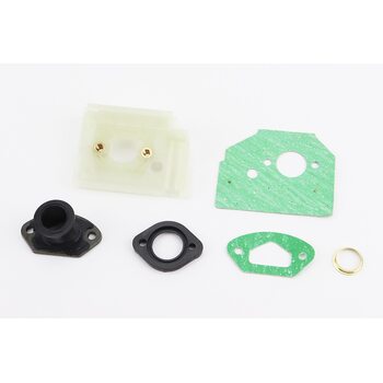 Патрубок карбюратора + переходник + пластина + кольцо + прокладки-2шт к-кт 4500/5200